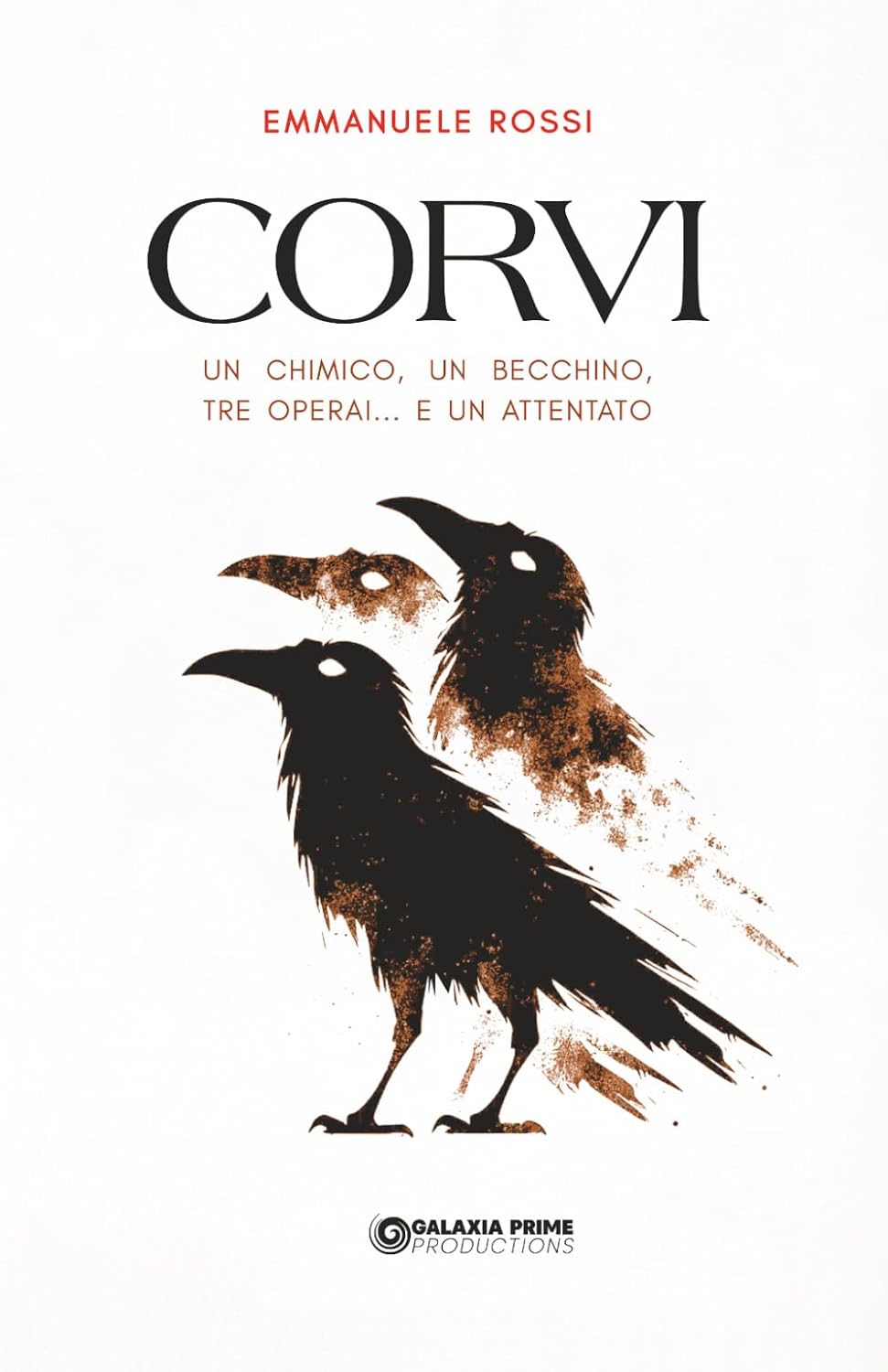 Copertina di Corvi di Emmanuele Rossi